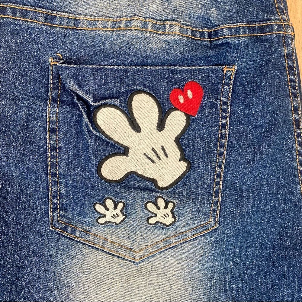 Disney Mickey Mouse Vintage Jean Capris - Picture 3 of 12